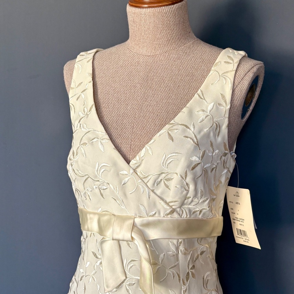 New with Tags - Vintage Nicole Miller Embroidered Cocktail Dress | Sz 6 | 90s